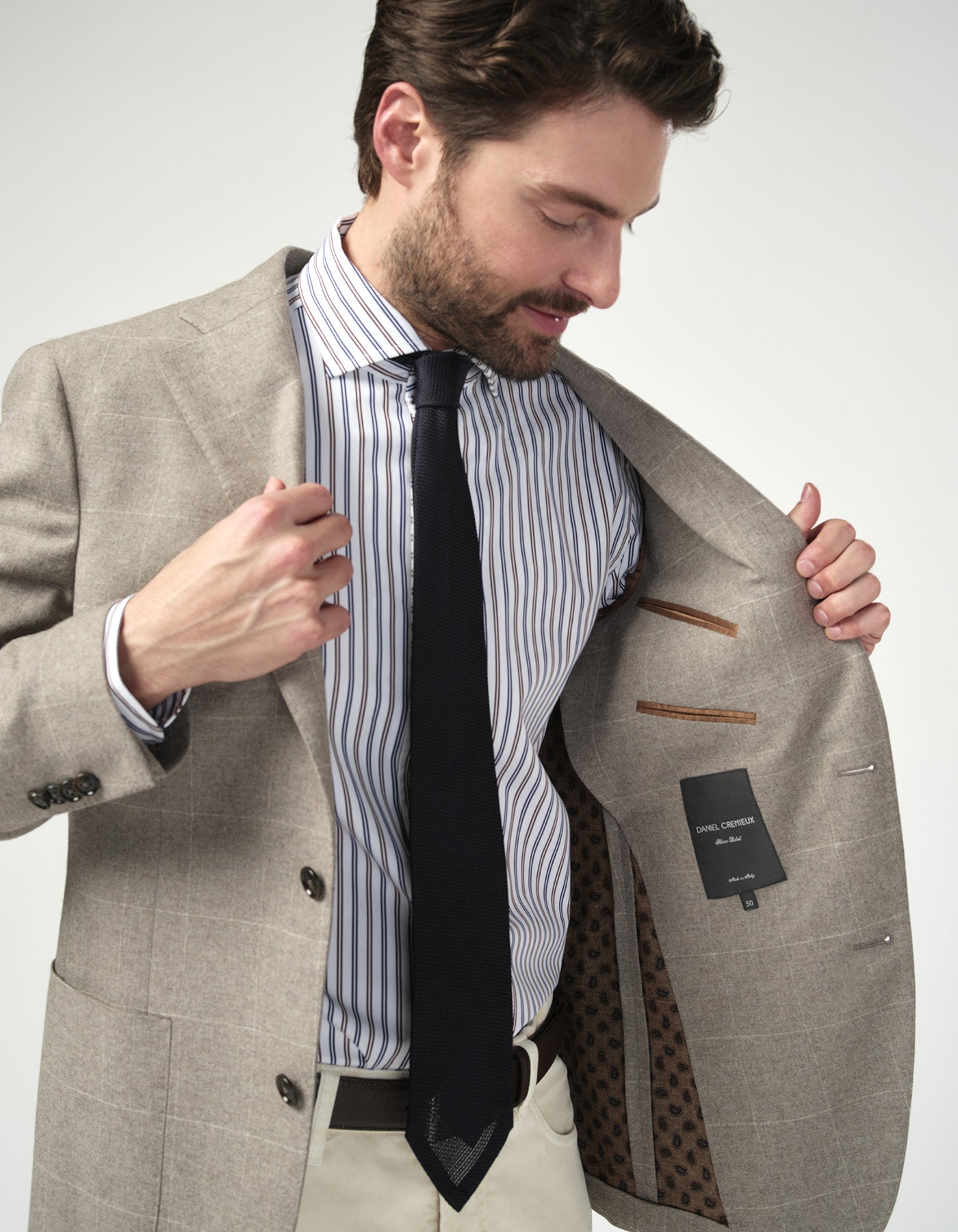 Veste Monaco à Motif Cachemire