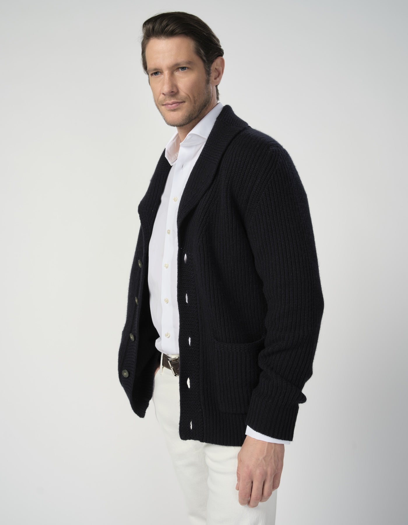 Cardigan Châle en Cachemire